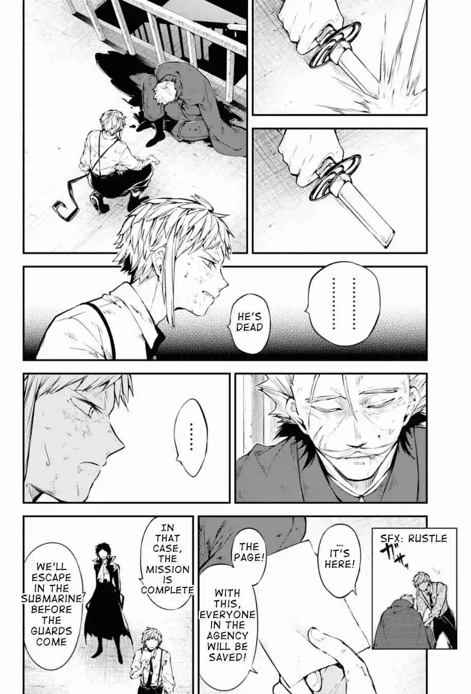 Bungo Stray Dogs Ch. 87 Hero VS. Criminal, Part 4