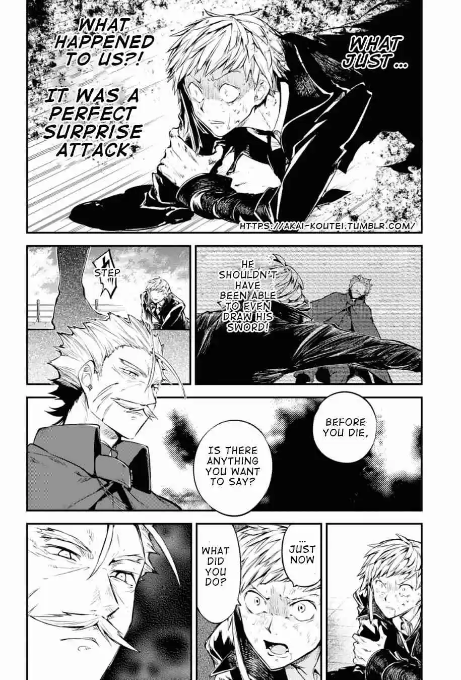Bungo Stray Dogs Ch. 87 Hero VS. Criminal, Part 4