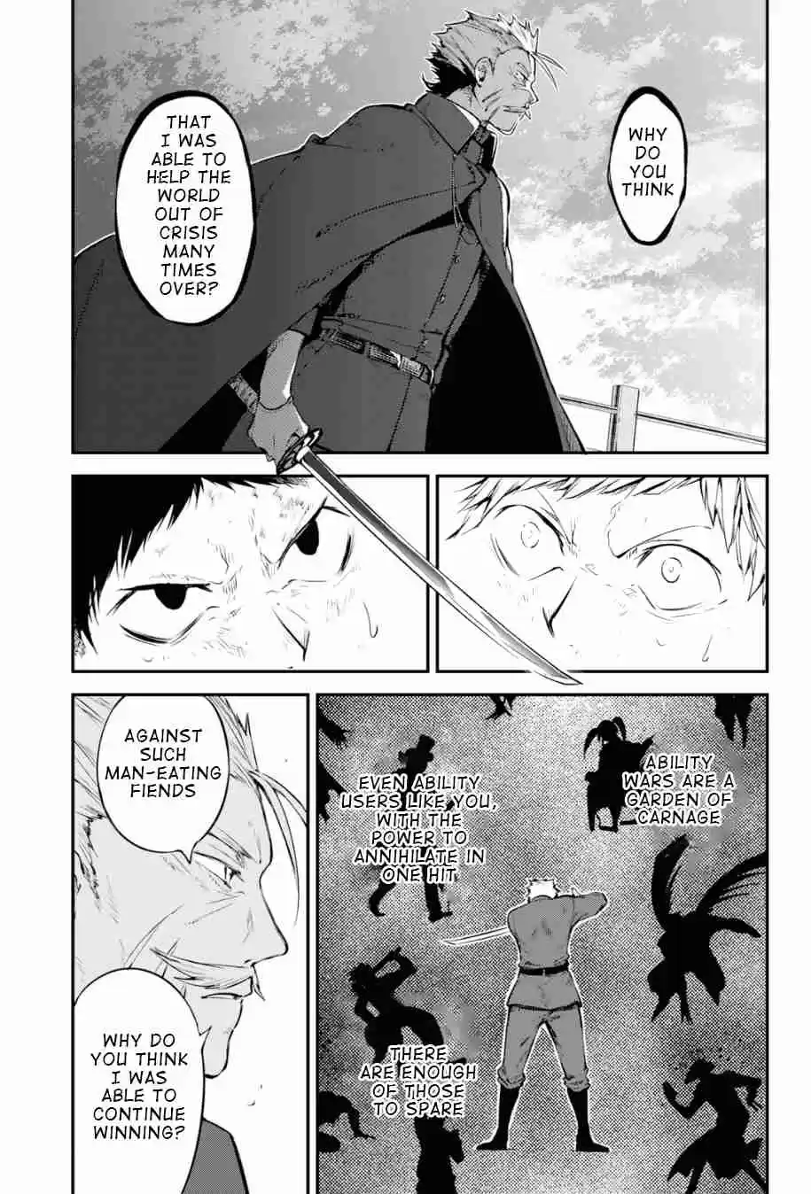 Bungo Stray Dogs Ch. 87 Hero VS. Criminal, Part 4
