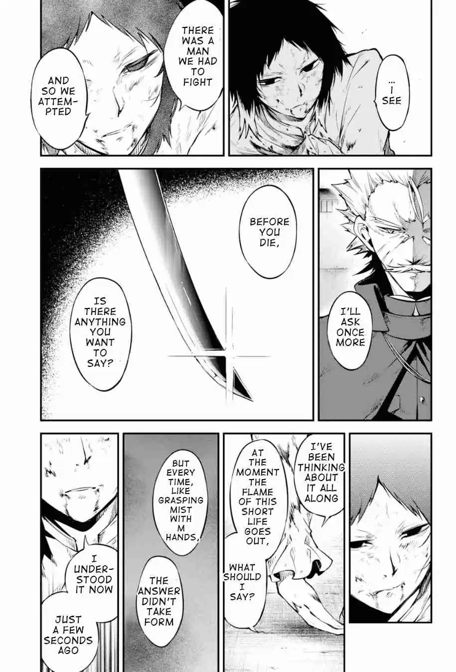 Bungo Stray Dogs Ch. 87 Hero VS. Criminal, Part 4