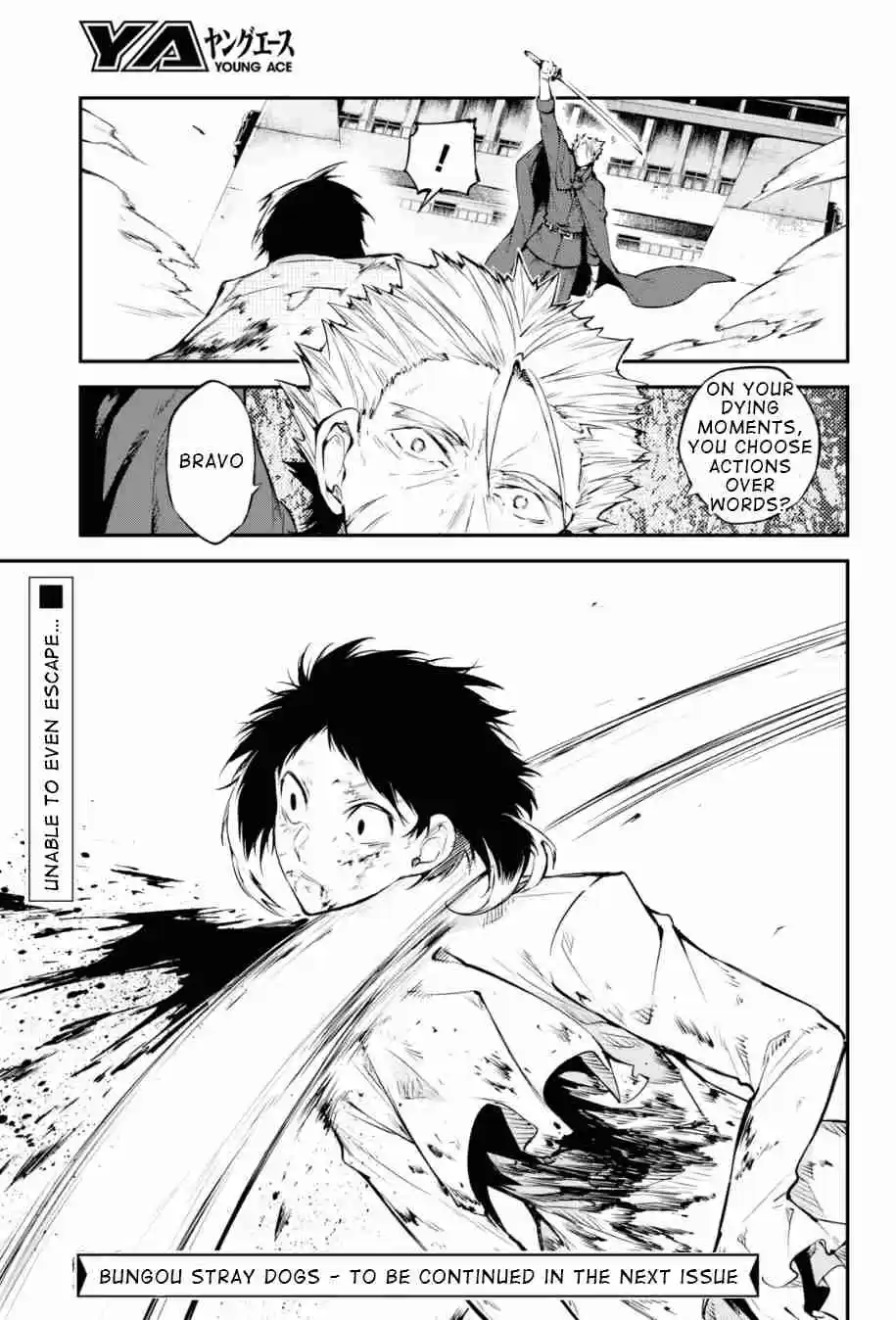 Bungo Stray Dogs Ch. 87 Hero VS. Criminal, Part 4