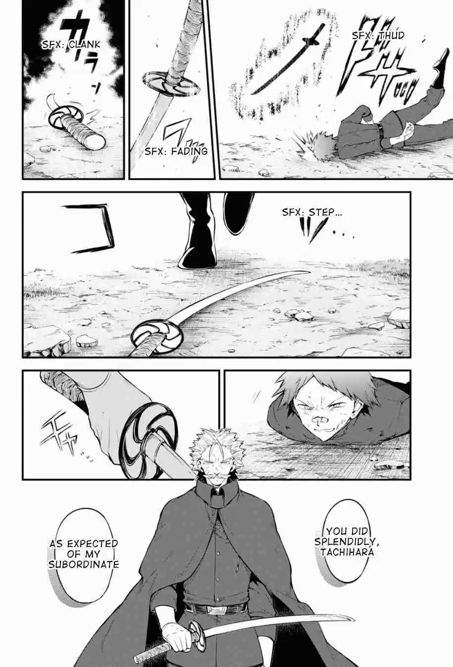 Bungo Stray Dogs Ch. 90 Hero War, Gang War, Final Part