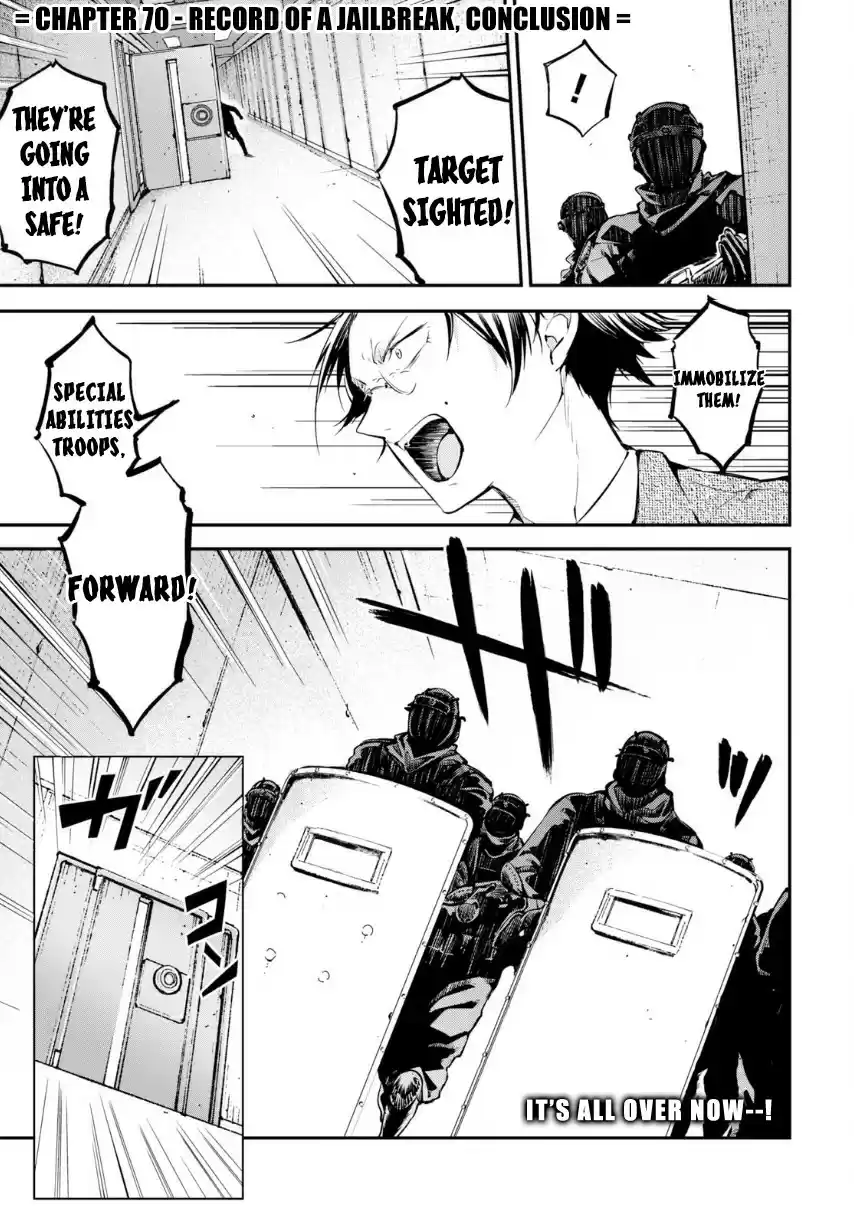 Bungo Stray Dogs Vol. 17 Ch. 70 Record of a Jailbreak, Conclusion