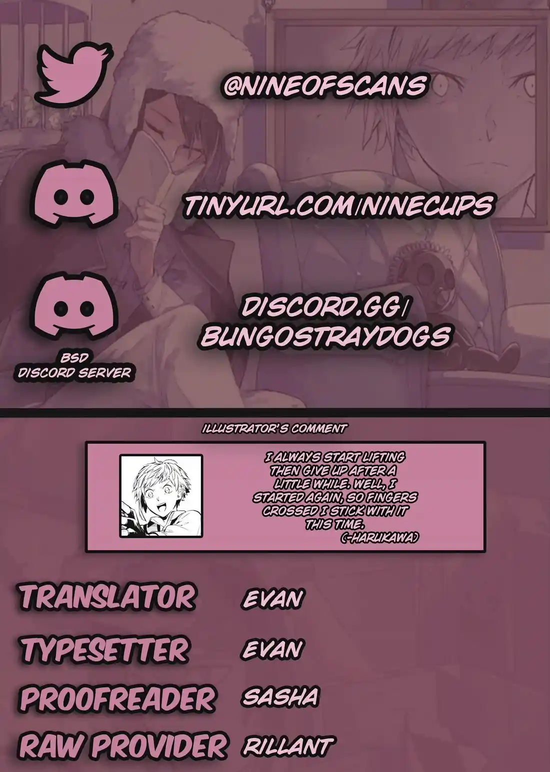 Bungou Stray Dogs Chapter 114.5