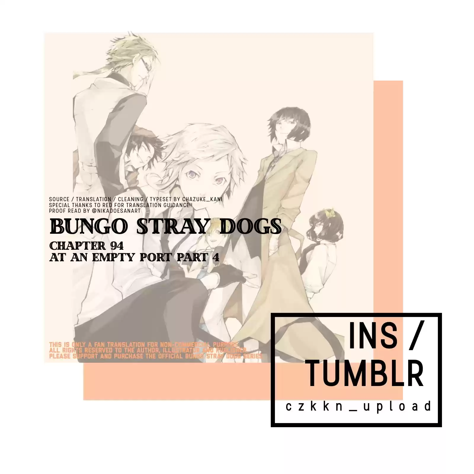 Bungou Stray Dogs Chapter 94