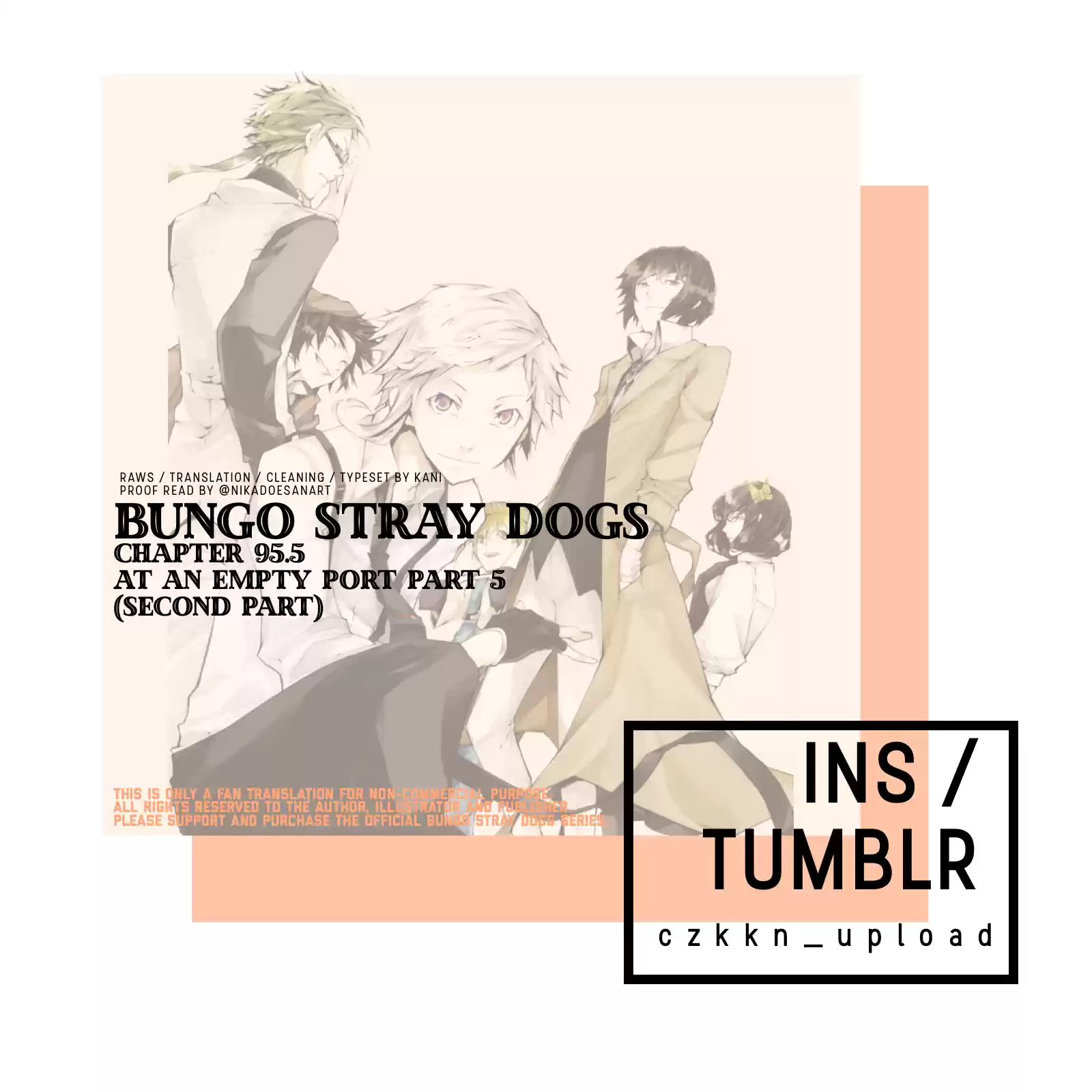 Bungou Stray Dogs Chapter 95.5