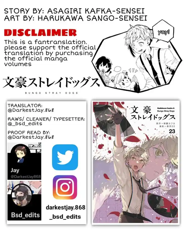Bungou Stray Dogs Vol.23 Ch.107.5