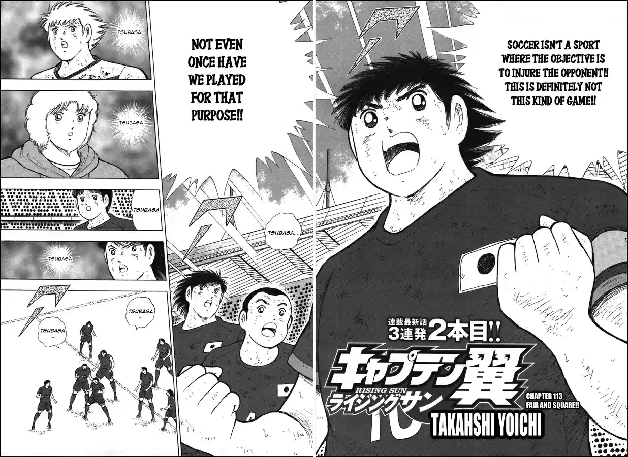 Captain Tsubasa Rising Sun Ch. 113 Fair and Square!!