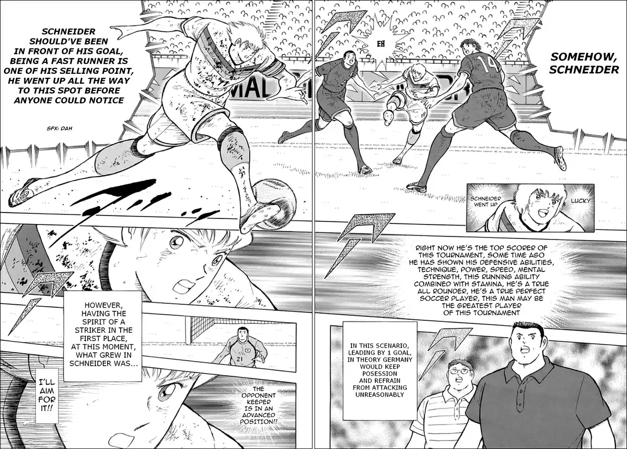 Captain Tsubasa Rising Sun Ch. 99 The German Hold On Tactic