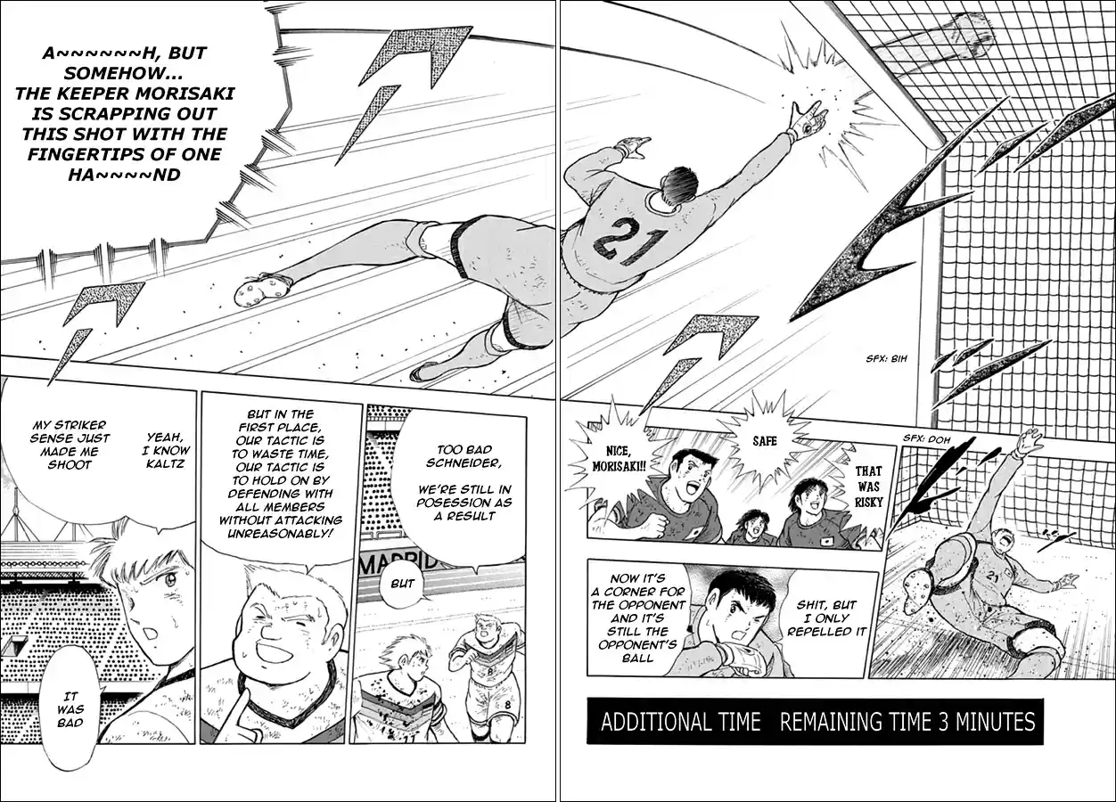 Captain Tsubasa Rising Sun Ch. 99 The German Hold On Tactic