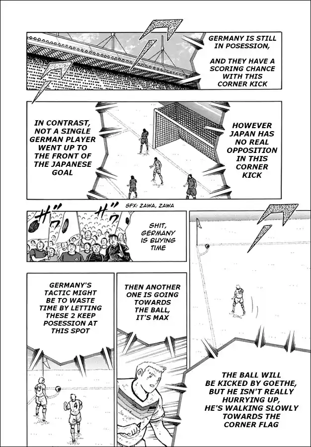 Captain Tsubasa Rising Sun Ch. 99 The German Hold On Tactic