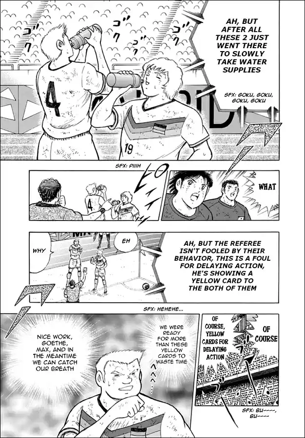 Captain Tsubasa Rising Sun Ch. 99 The German Hold On Tactic
