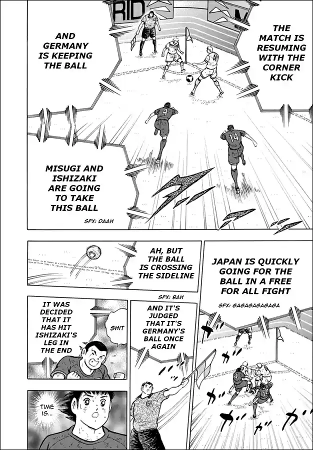 Captain Tsubasa Rising Sun Ch. 99 The German Hold On Tactic