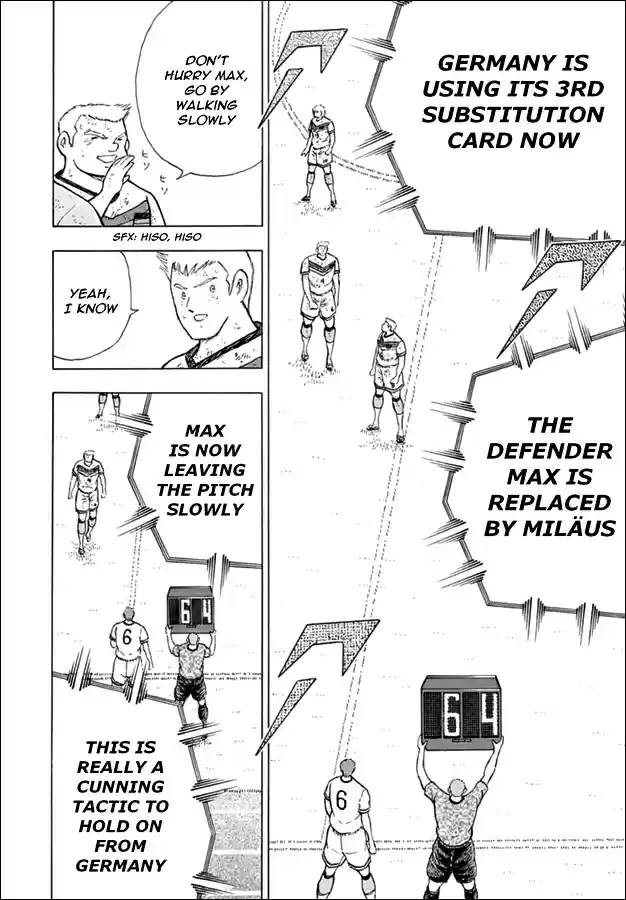 Captain Tsubasa Rising Sun Ch. 99 The German Hold On Tactic
