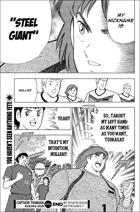 Captain Tsubasa Rising Sun Vol. 9 Ch. 67 Page 15 and Page 76
