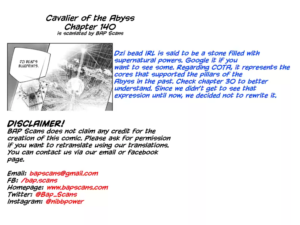 Cavalier of the Abyss Chapter 141