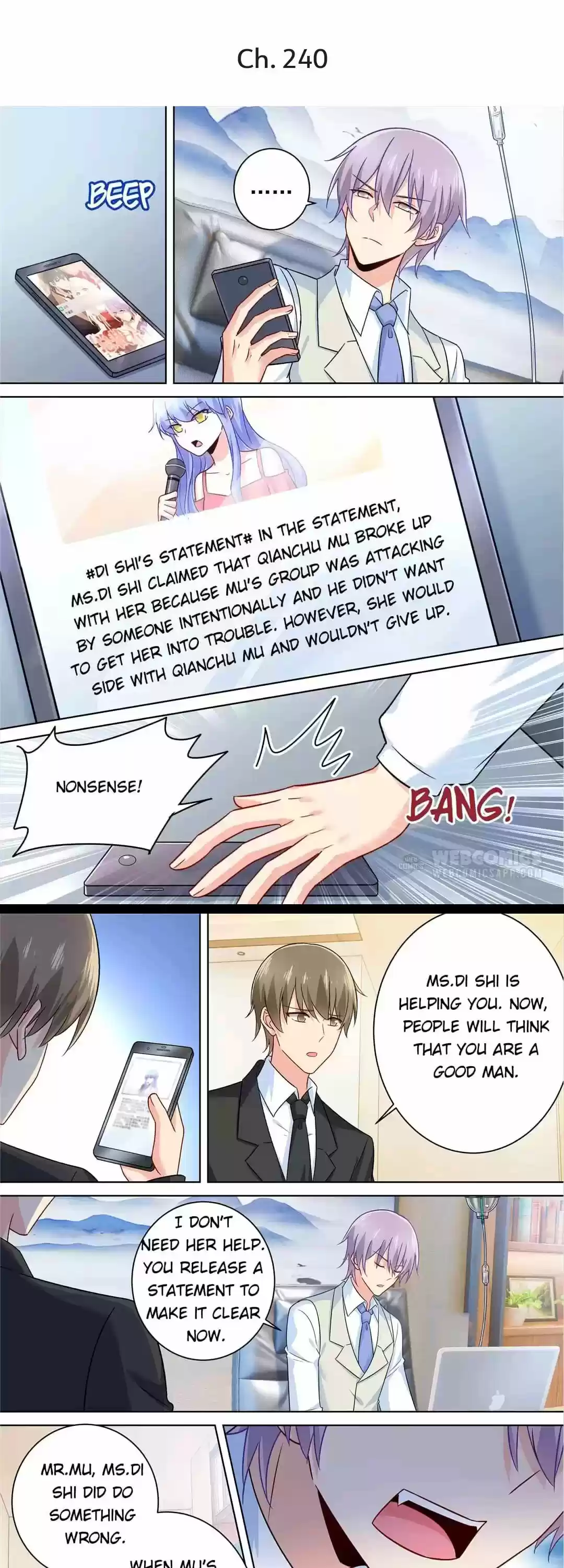 Ceo Above, Me Below Chapter 240