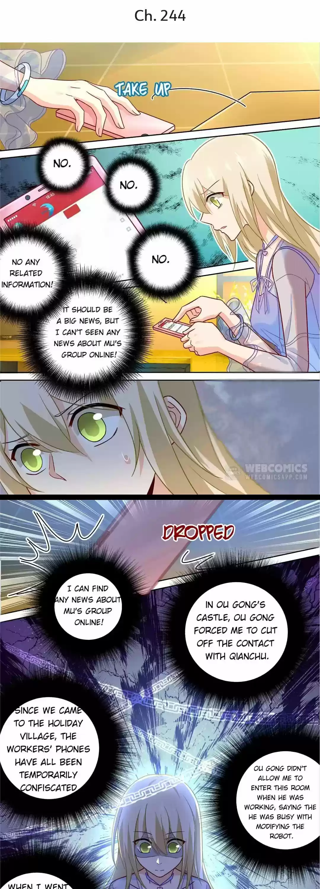 Ceo Above, Me Below Chapter 244