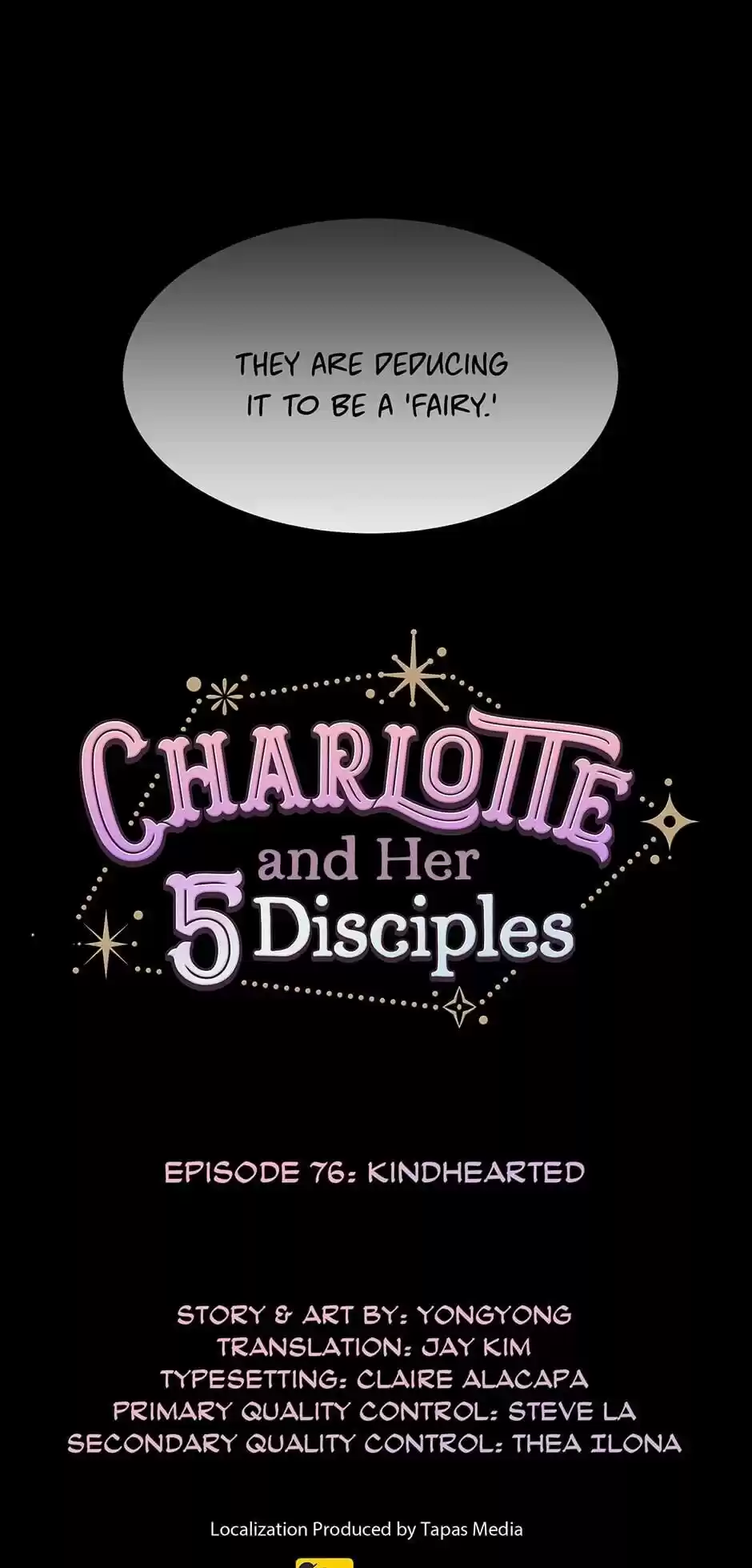 Charlotte Has Five Disciples Chapter 76: Kindhearted