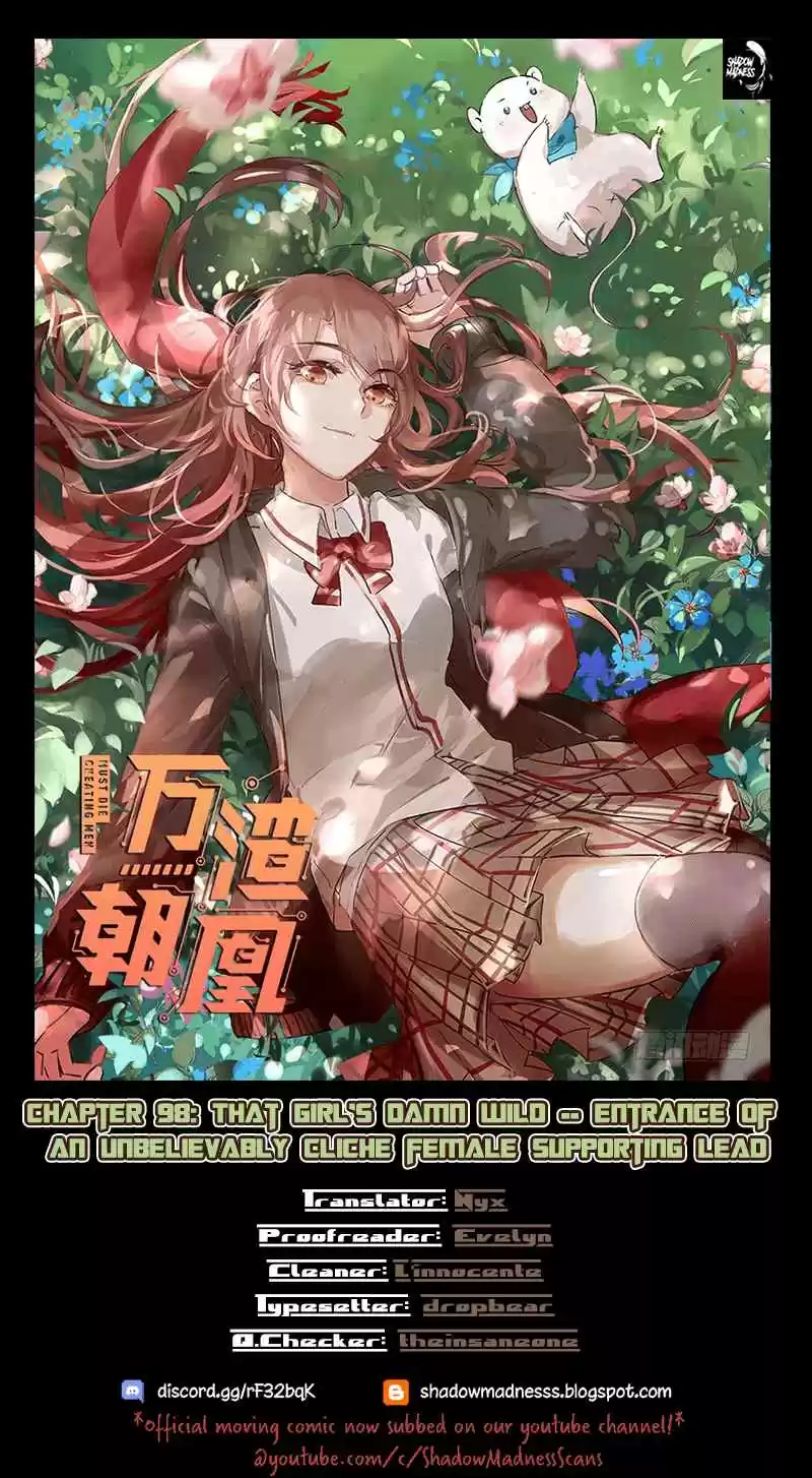 Cheating Men Must Die Ch. 98 That girl’s damn wild Entrance of an unbelievably cliche female supporting lead