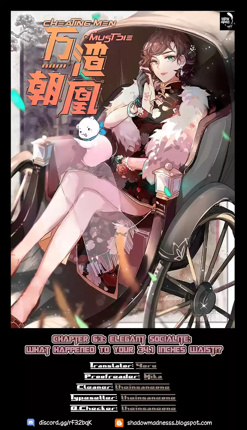 Cheating Men Must Die Chapter 63: Elegant Socialite: What Happened To Your 34.1 Inches Waist!?