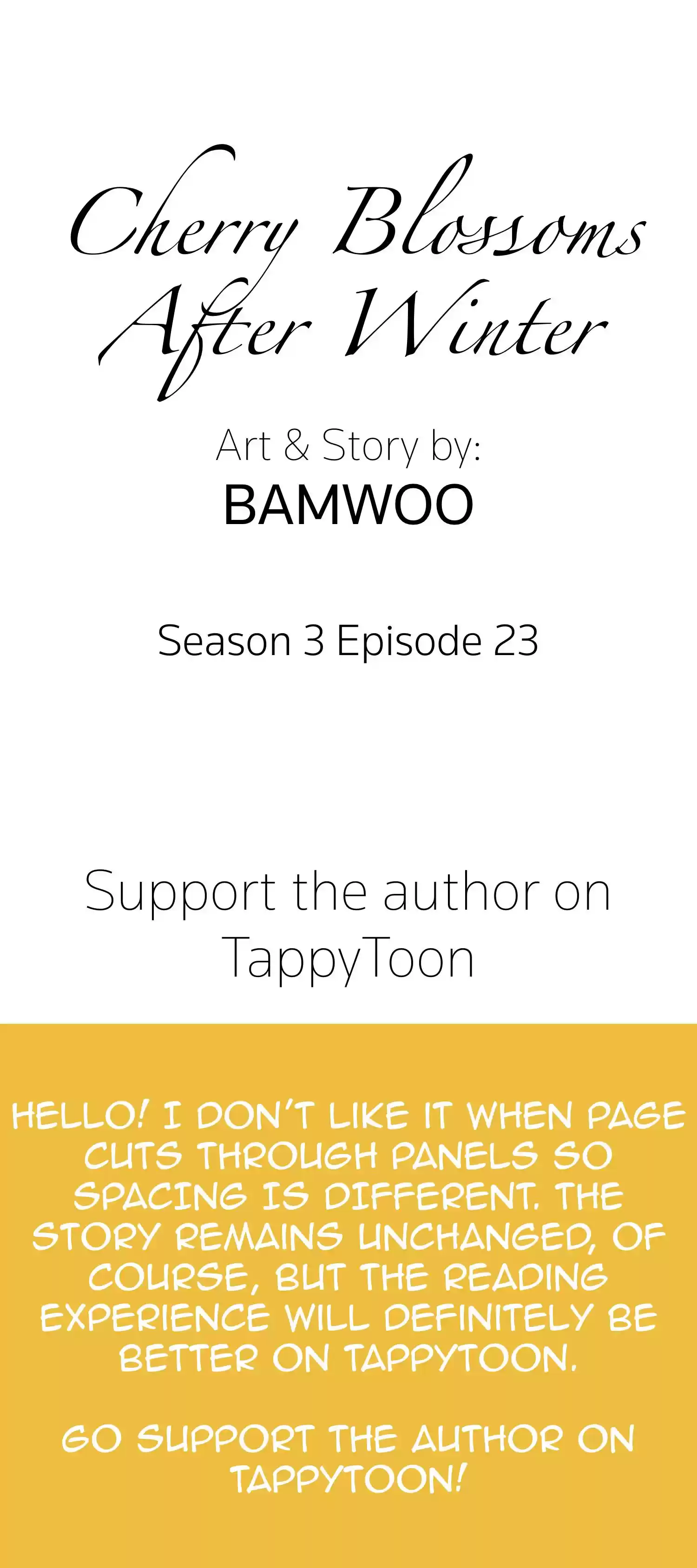 Cherry Blossoms After Winter Chapter 85