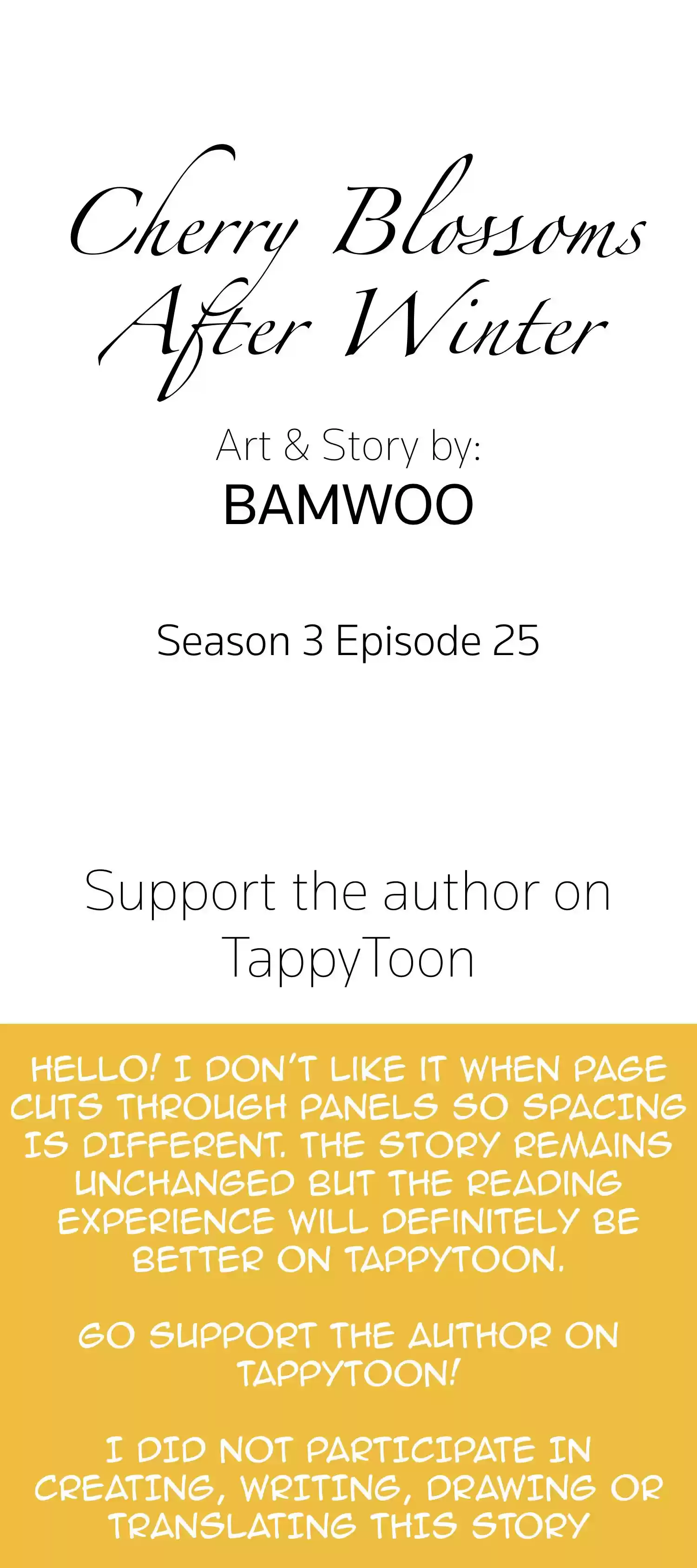 Cherry Blossoms After Winter Chapter 87