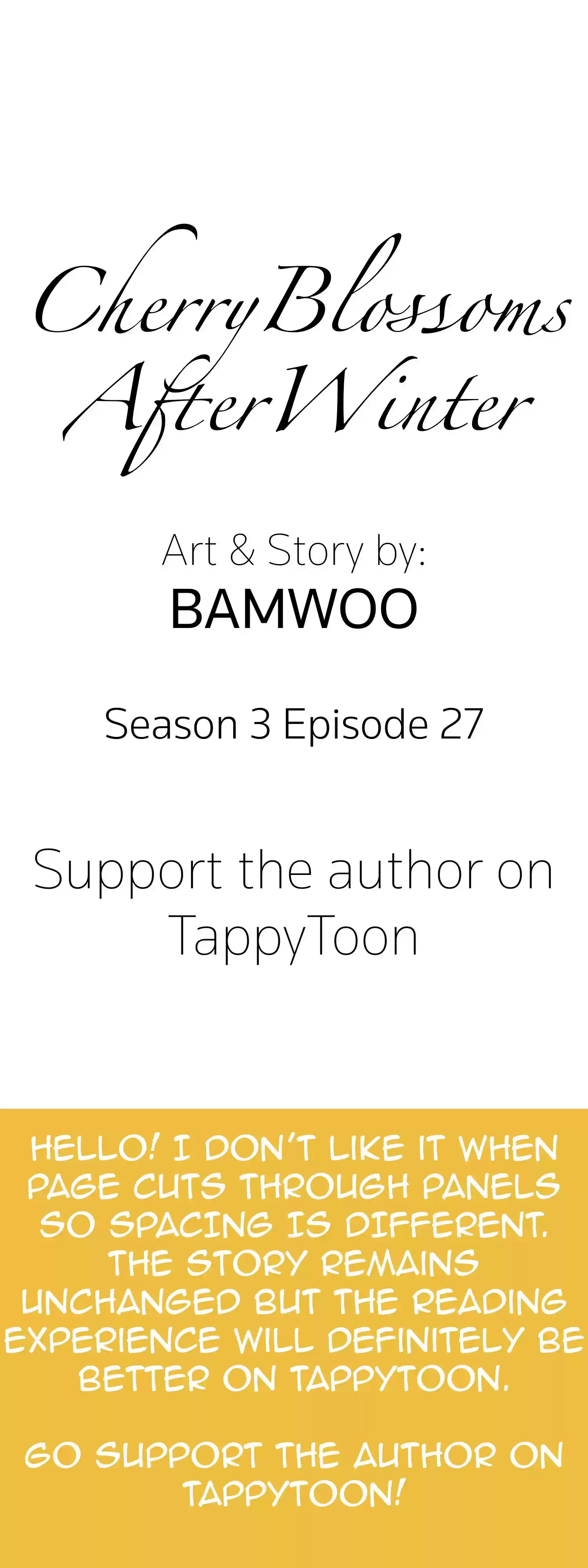 Cherry Blossoms After Winter Chapter 89