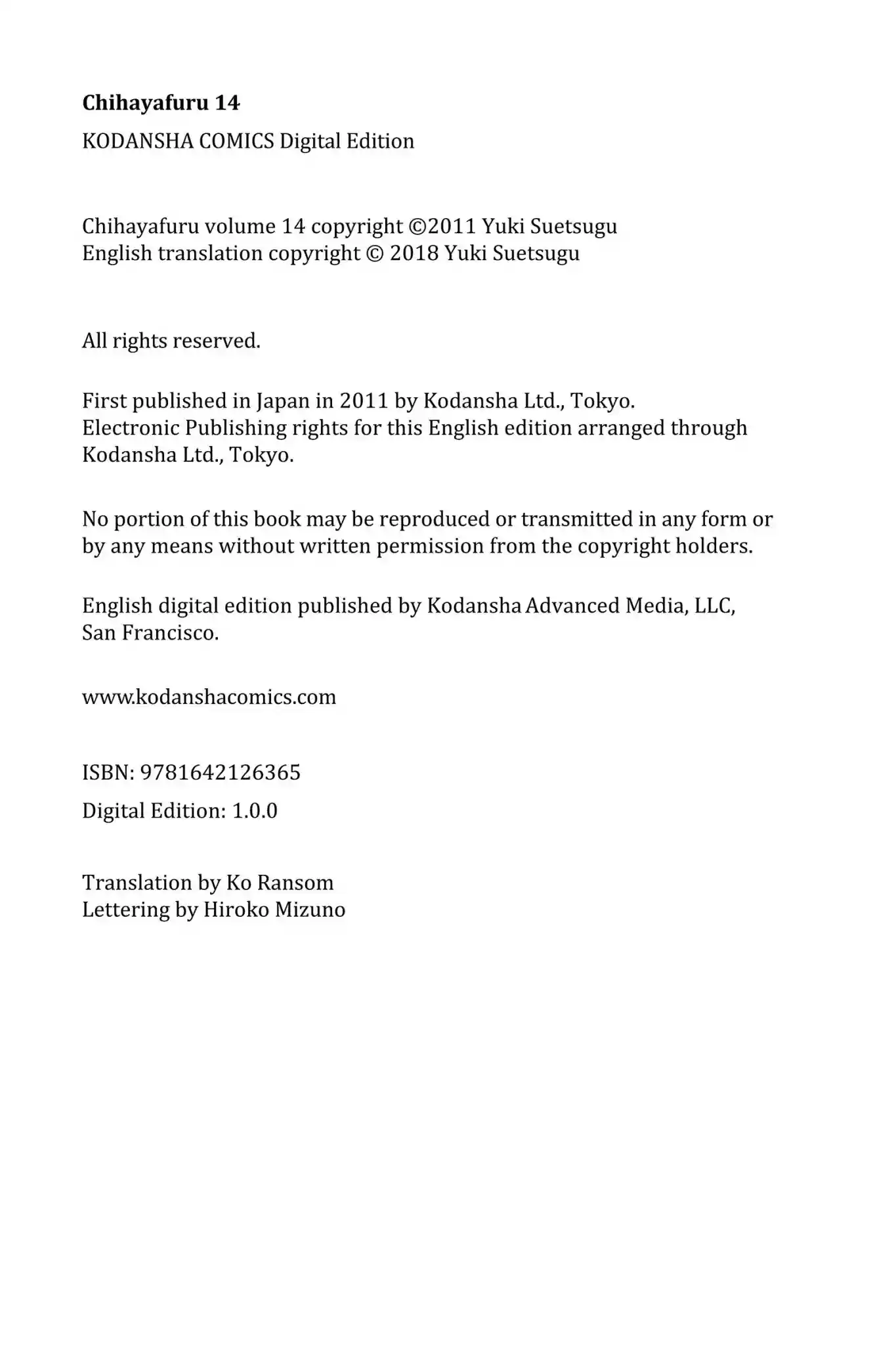 Chihayafuru Chapter 78: Vol.14 Verse 78