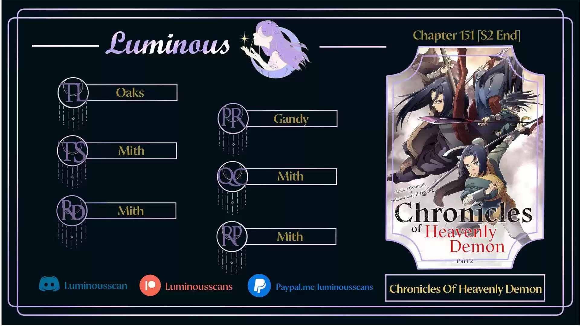 Chronicles Of Heavenly Demon Chapter 151