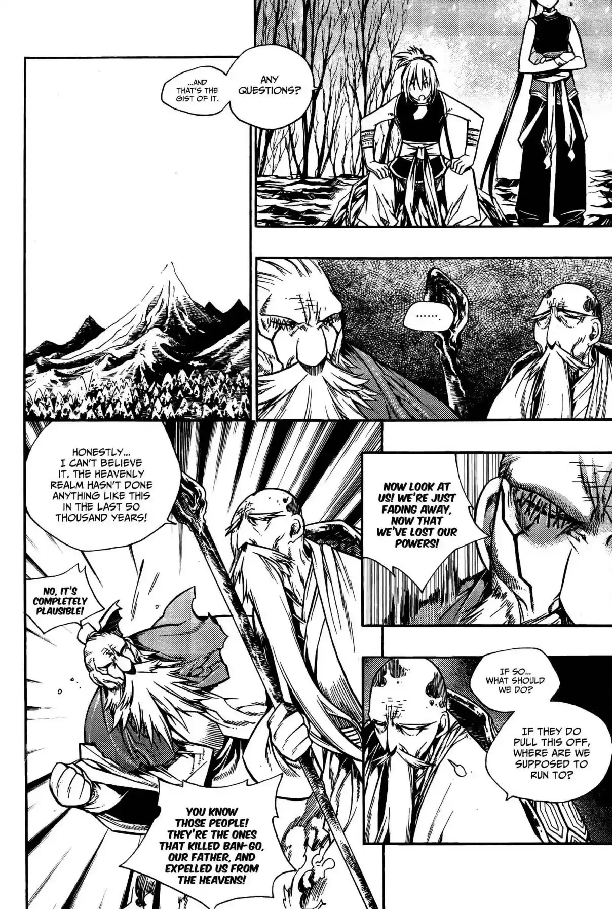 Chronicles of the Cursed Sword Vol. 25 Ch. 96 Heavenly Descent