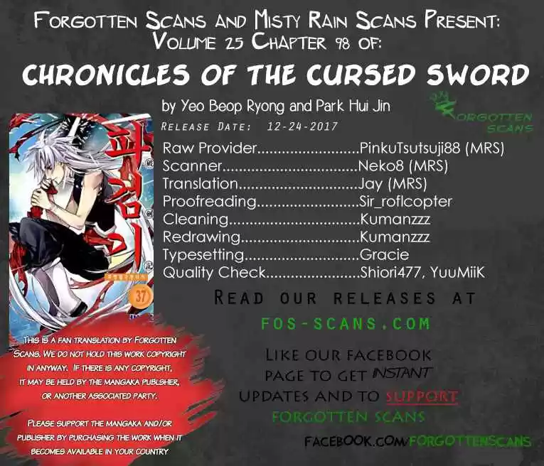 Chronicles of the Cursed Sword Vol.26 Ch.98