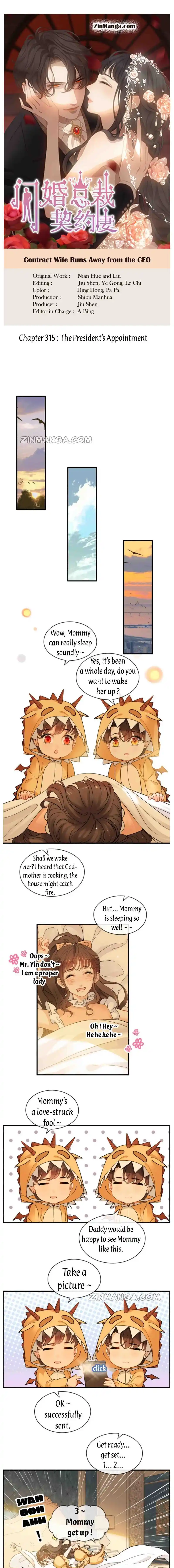 Contract Wife Runs Away From The Ceo Chapter 315