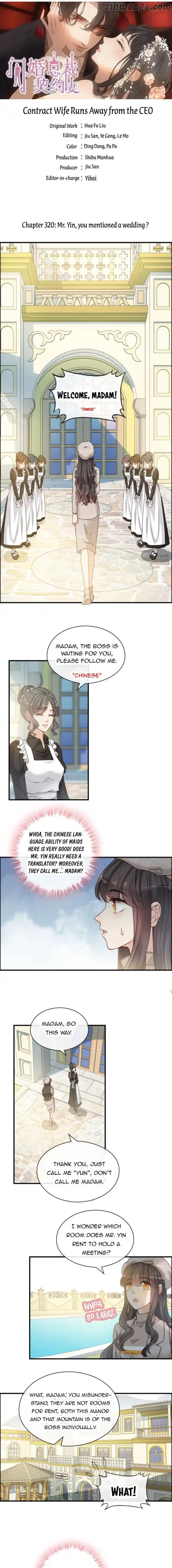 Contract Wife Runs Away From The Ceo Chapter 320