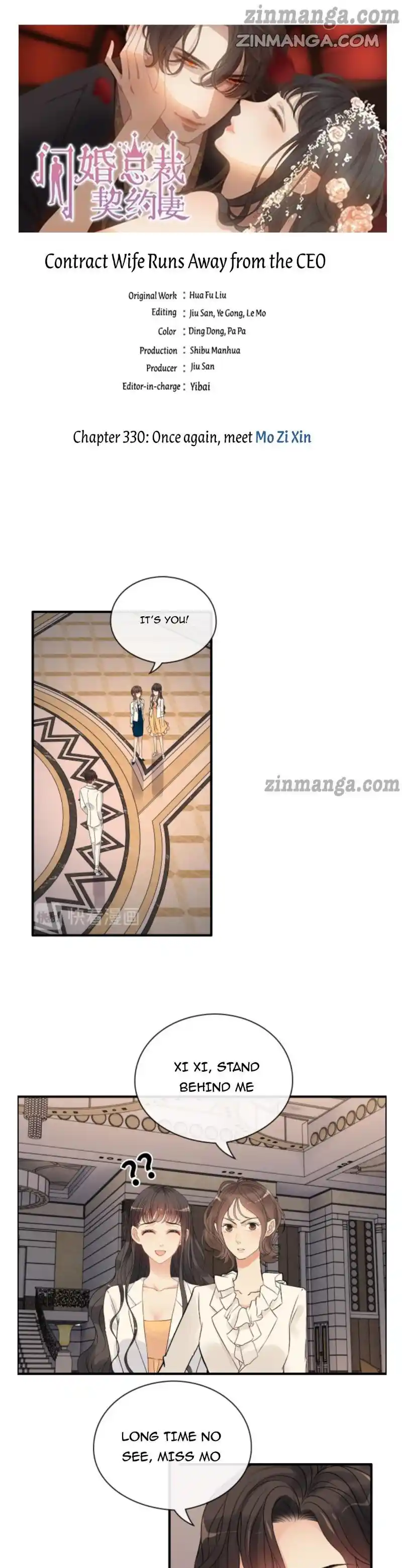 Contract Wife Runs Away From The Ceo Chapter 330