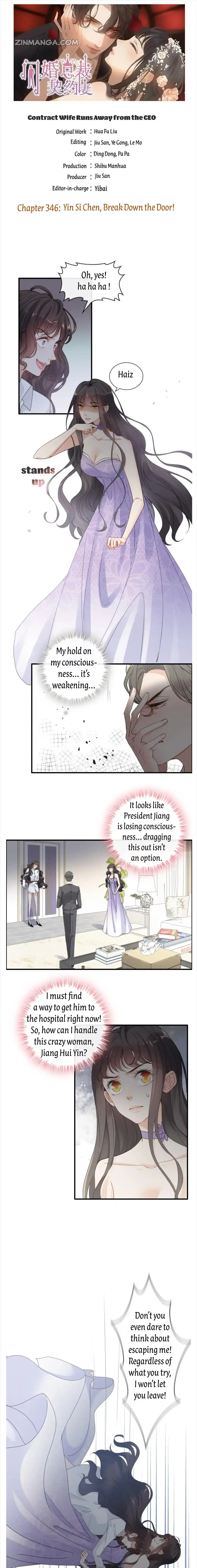 Contract Wife Runs Away From The Ceo Chapter 346