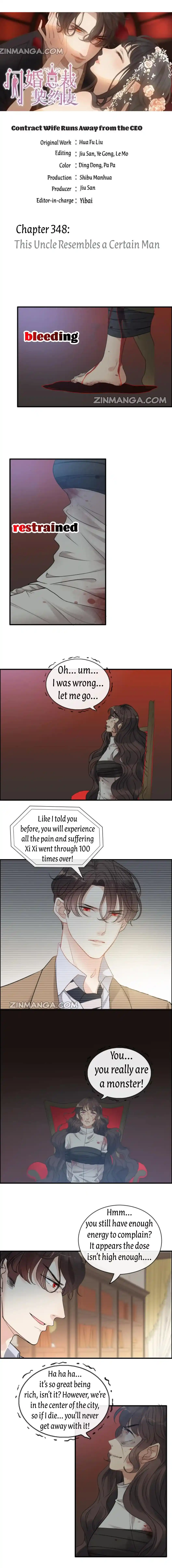 Contract Wife Runs Away From The Ceo Chapter 348