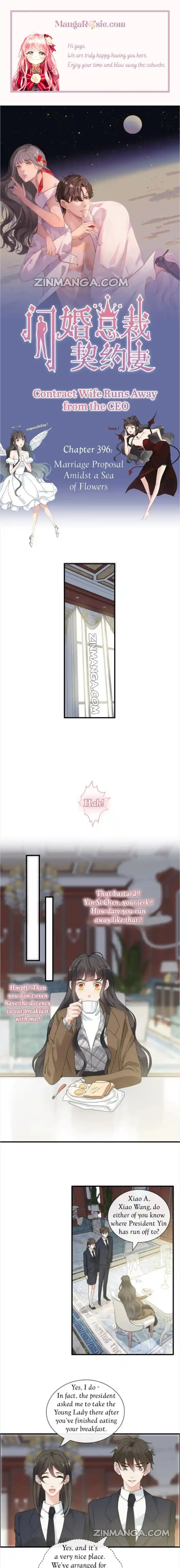 Contract Wife Runs Away From The CEO Chapter 396