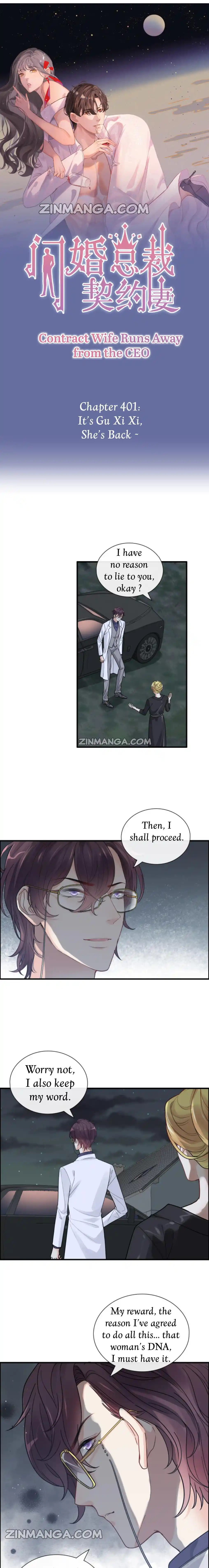 Contract Wife Runs Away From The Ceo Chapter 401