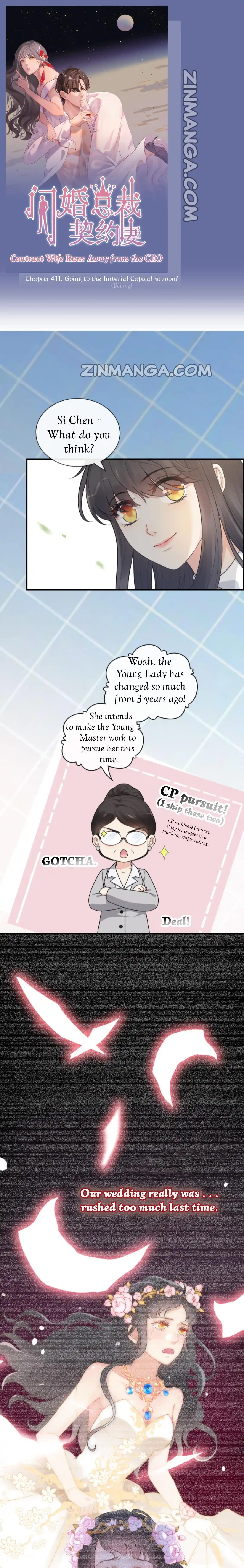 Contract Wife Runs Away From The Ceo Chapter 411