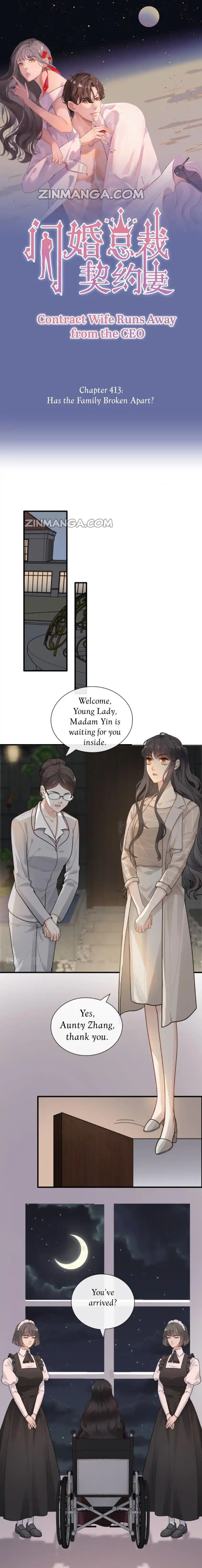 Contract Wife Runs Away From The Ceo Chapter 413