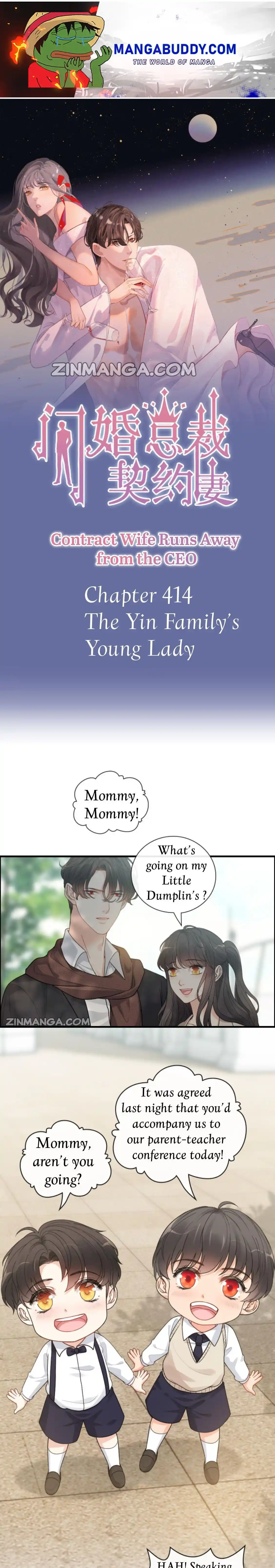 Contract Wife Runs Away From The Ceo Chapter 414