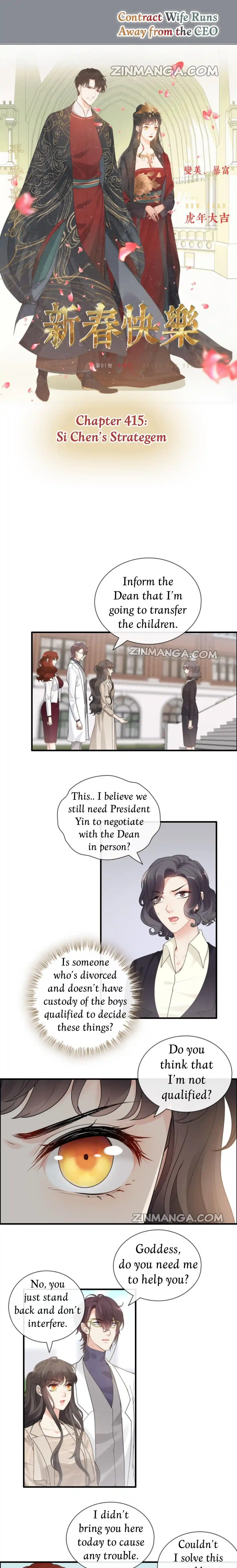 Contract Wife Runs Away From The Ceo Chapter 415