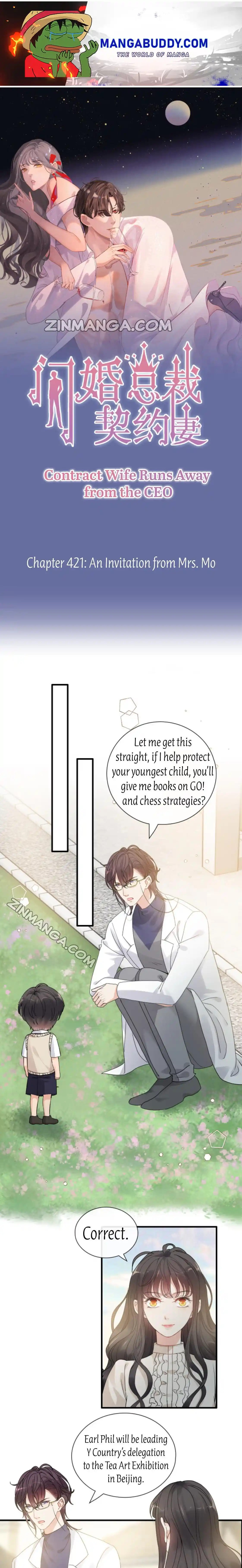Contract Wife Runs Away From The Ceo Chapter 421