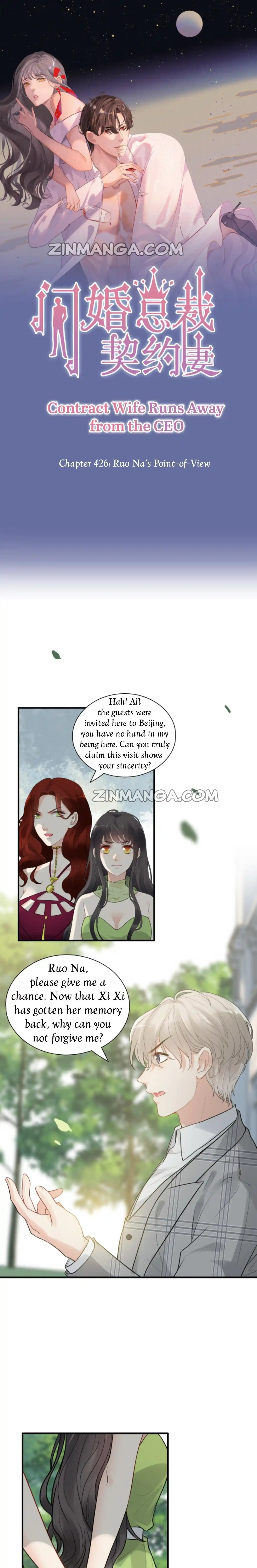 Contract Wife Runs Away From The Ceo Chapter 426