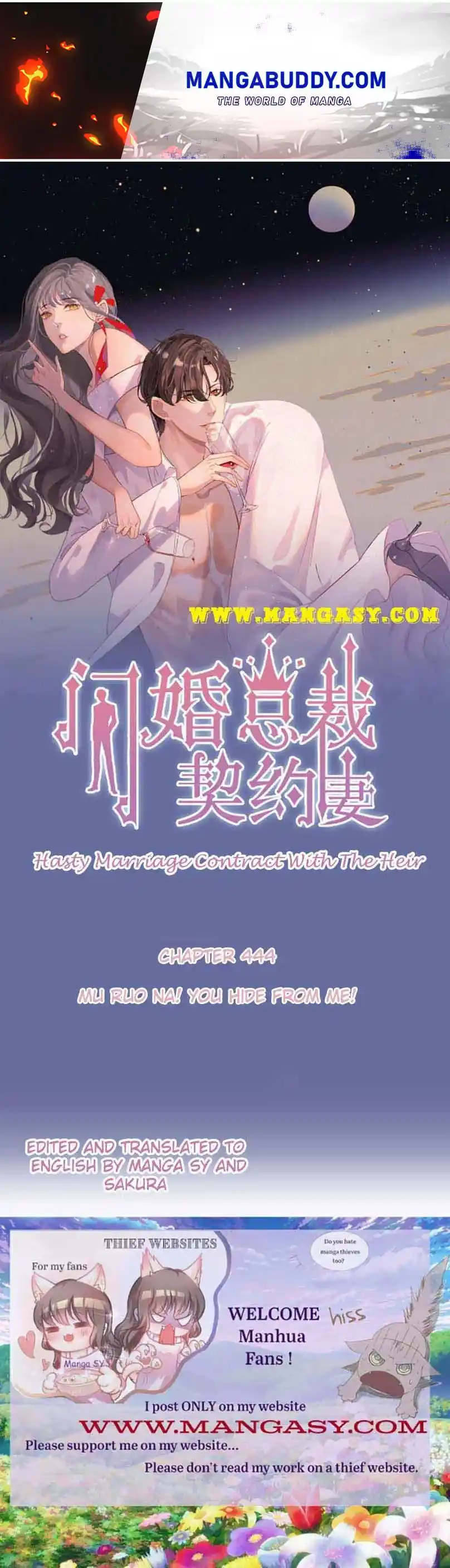 Contract Wife Runs Away From The Ceo Chapter 444