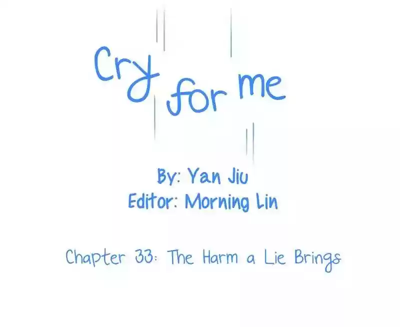 Cry for Me Chapter 33