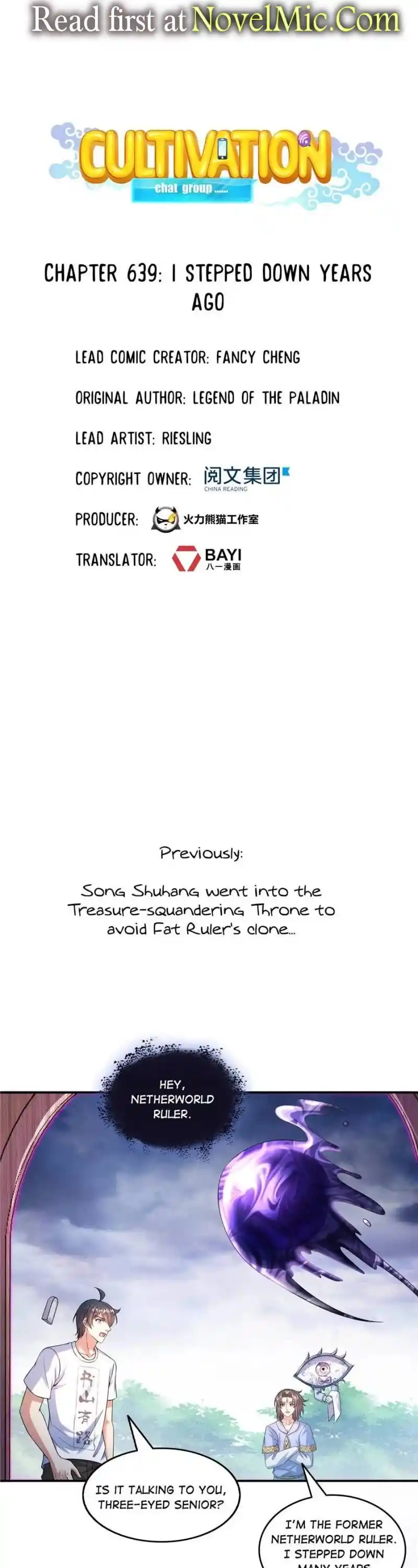 Cultivation Chat Group Chapter 639