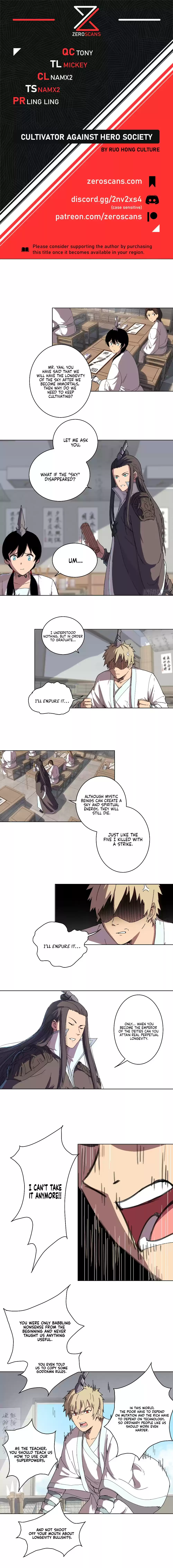 Cultivator Against Hero Society ch.19