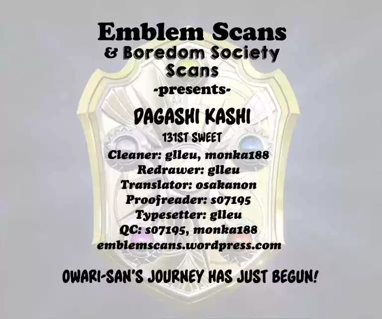 Dagashi Kashi Vol. 8 Ch. 131 Sense of Belonging